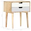 Bedside Cabinet 18.5"x13.8"x23.2" Solid Mango Wood