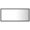 LED Bathroom Mirror Gray 35.4"x3.3"x14.6" Chipboard