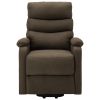 Stand-up Recliner Brown Fabric