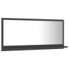 Bathroom Mirror Gray 31.5"x4.1"x14.6" Chipboard