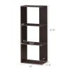 3-tier Freestanding Decorative Storage Wooden Bookcase