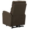 Stand-up Recliner Brown Fabric