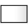 LED Bathroom Mirror Black 23.6"x3.3"x14.6" Chipboard