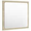 Bathroom Mirror Sonoma Oak 15.7"x0.6"x14.6" Chipboard