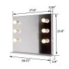 Bedroom bathroom furniture LED lighting makeup mirror