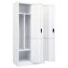 Wardrobe White 31.5"x19.7"x70.9" Steel