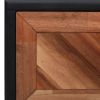 Nightstand 15.7"x11.8"x20.9" Solid Acacia Wood and MDF