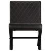 Sofa Chair Black Real Leather