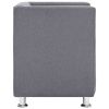 Cube Armchair Light Gray Fabric