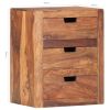 Bedside Cabinet 15.7"x11.8"x11.8" Solid Sheesham Wood