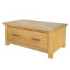 Wardrobe with 1 Drawer Solid Oak Wood 35.4"x20.5"x72"