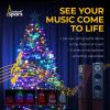 LinkedSparx LED Christmas Lights, 300 LED 78.5ft App-Controlled Smart Indoor String Lights with Green Wire, 5 Music Modes for Party Holiday Wedding De