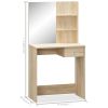 Dressing Table Chipboard 29.5"x15.7"x55.5" Oak