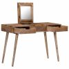 Dressing Table 44"x17.7"x29.9" Solid Mango Wood