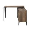 Zakwani Writing Desk, Rustic Oak & Black Finish RT