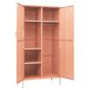 Wardrobe Pink 35.4"x19.7"x70.9" Steel