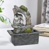 10.6inches Indoor Waterfall Fountain for Home Bedroom Desk Decoration