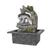 10.6inches Indoor Waterfall Fountain for Home Bedroom Desk Decoration