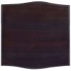 Bedside Cabinet Light Black Coffee Solid Mahogany Wood