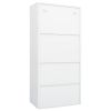 Wardrobe White 31.5"x19.7"x70.9" Steel