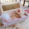 Pink Floral Jewelry Storage Box Organizer Bowknot Princess Sofa Furniture Shape Mini Jewelry Holder