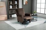 [Only for Pickup] 32.75'' Wide Velvet Manual Wing Chair Recliner, 2 Colors Available