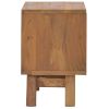 Bedside Cabinet 15.7"x11.8"x17.7" Solid Teak Wood