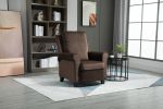 [Only for Pickup] 32.75'' Wide Velvet Manual Wing Chair Recliner, 2 Colors Available