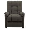 Recliner Taupe Fabric