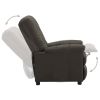 Electric Recliner Taupe Fabric