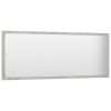 Bathroom Mirror Concrete Gray 39.4"x0.6"x14.6" Chipboard