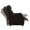 Recliner Dark Brown Fabric