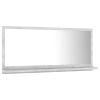 Bathroom Mirror Concrete Gray 31.5"x4.1"x14.6" Chipboard