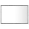 LED Bathroom Mirror Concrete Gray 23.6"x3.3"x14.6" Chipboard