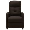 Recliner Dark Brown Fabric