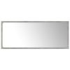 Bathroom Mirror Concrete Gray 35.4"x0.6"x14.6" Chipboard