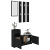 Hallway Unit Black 39.4"x9.8"x30.1" Chipboard