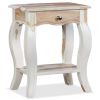 Bedside Cabinet Solid Sheesham Wood 15.8"x11.8"x19.7"