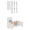 Hallway Unit White 39.4"x9.8"x30.1" Chipboard