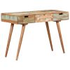 Dressing Table with Mirror 44.1"x17.7"x29.2" Solid Reclaimed Wood