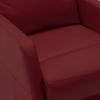 Reclining Chair Wine Red Faux Leather