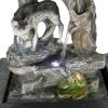 10.6inches Indoor Waterfall Fountain for Home Bedroom Desk Decoration