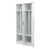 Wardrobe Light Gray 31.5"x19.7"x70.9" Steel