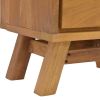 Bedside Cabinet 15.7"x11.8"x17.7" Solid Teak Wood