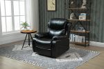 [Only for Pickup] 36.5'' Wide Faux Leather Manual Glider Standard Recliner, 3 Colors Available