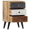 Bedside Cabinet 15.7"x11.8"x23.6" Solid Mango Wood