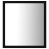 LED Bathroom Mirror Black 15.7"x3.3"x14.6" Chipboard