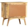 Bedside Cabinet 25.6"x13.8"x23.6"Solid Mango Wood