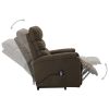 Stand-up Recliner Brown Fabric