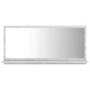 Bathroom Mirror Concrete Gray 31.5"x4.1"x14.6" Chipboard